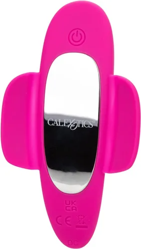 Miniatura 9 de CalExotics Lock-N-Play SE-0077-58-3 - Vibrador de clítoris de silicona resistente al agua con 12 funciones, recargable con vibración parpadeante