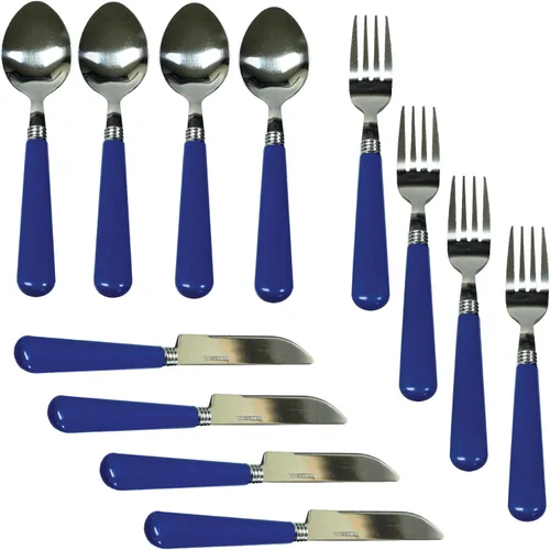 Miniatura 12 de Stansport Deluxe 24-Piece Enamel Tableware Set - Enamel Plates and Bowls Lightweight and Durable Camp Dish Set for Camping and Backpacking Plates