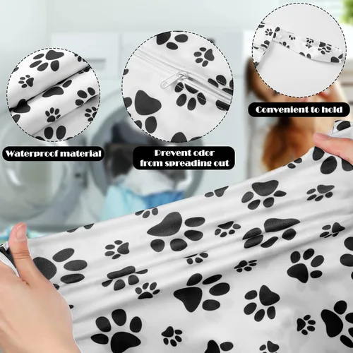 Miniatura 3 de Shappy 2 piezas bolsas grandes de viaje para lavandería, lavables, impermeables, para ropa húmeda y seca, bolsa grande para ropa sucia, baño