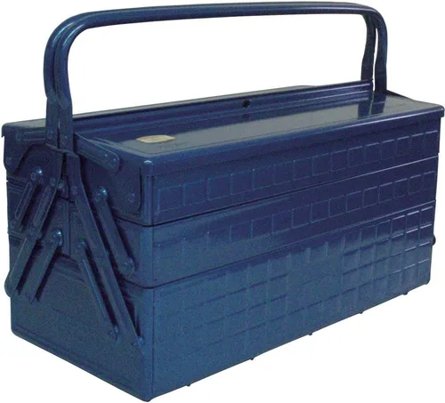 TRUSCO GT-470-B Caja de herramientas de 3 niveles, 18.6 x 8.7 x 13.4 pulgadas (185.8 x 86.6 x 135.0 in), color azul