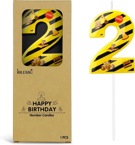 Miniatura 22 de Velas de cumpleaños de autos de carreras número 3, velas de cumpleaños a cuadros negros y blancos de 2.68 pulgadas, velas de números con temática