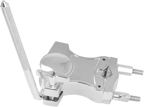 Soporte de montaje de abrazadera de montaje de varilla de aleación de zinc Piezas de tambor Clip de extensión para Tom Drum Musical Instrumento