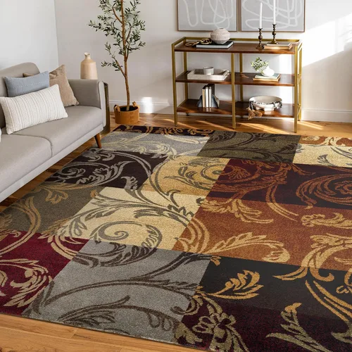 Miniatura 10 de Fairfield - Alfombra moderna de 4 x 6 pies, 4 x 6, alfombra de interior para sala de estar, comedor, alfombra de dormitorio, alfombra de cocina