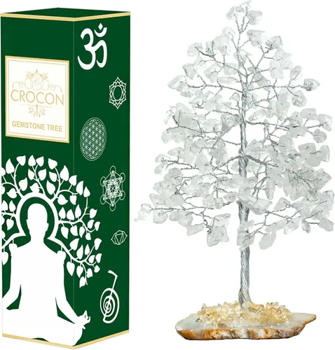 Miniatura 17 de Árbol de la vida de 7 chakras - Árbol de cristal para energía positiva - Árbol de piedras preciosas - Árbol de siete chakras Sabiduría espiritual