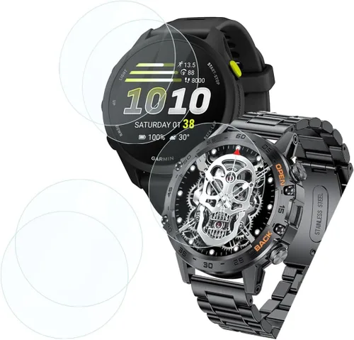 Protector de pantalla para reloj inteligente militar Sunkta K-52, protector de pantalla de vidrio templado de 1.39 pulgadas [dureza 9H]
