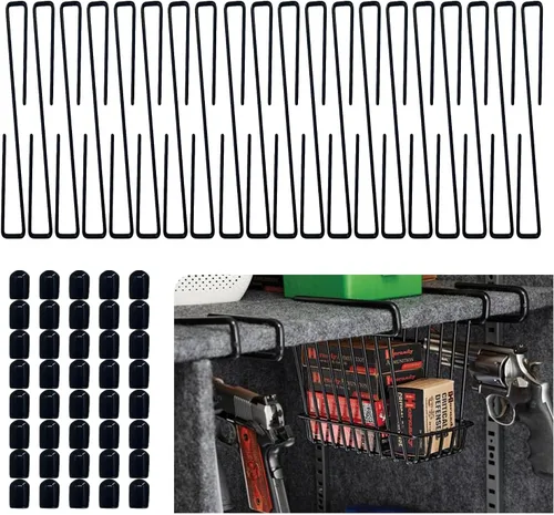Estante de pistola para caja fuerte para armas, estante para pistolas, organizador seguro para pistolas, estantes interiores para pistolas, soporte