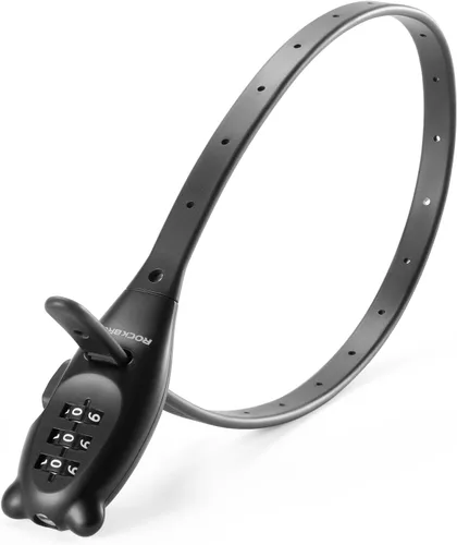 Miniatura 7 de ROCKBROS Cerradura de bicicleta con brida de cremallera, cerradura de cable pequeño, cerraduras ligeras para gabinete de refrigerador