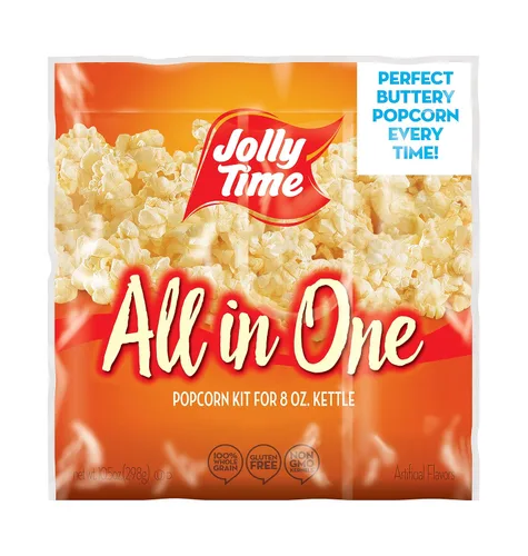 JOLLY TIME Kit de palomitas de maíz todo en uno, paquetes de porciones con granos, aceite y sal para cine o máquinas de aire (paquete de 24,