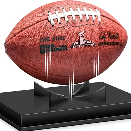 Miniatura 4 de Caja de exhibición de fútbol KKU, caja de exhibición de fútbol acrílico, soporte de fútbol autografiado, caja de exhibición de fútbol sin necesidad