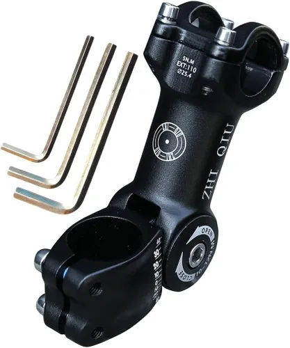 ZHIQIU -60-+60 grados 3.543 in 3.937 in 4.331 in vástago ajustable bicicleta tenedor extensor manillar bicicleta elevación abrazadera adaptador MTB