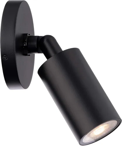 Miniatura 3 de Cilindro LED sola ajustable interior o exterior luz de pared 3000K en negro