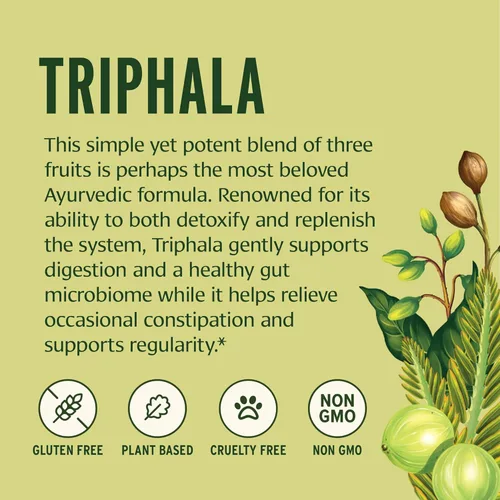 Miniatura 3 de Banyan Botanicals Triphala en polvo, fórmula orgánica y equilibrada y aprobada por el USDA para la desintoxicación y rejuvenecimiento, 1