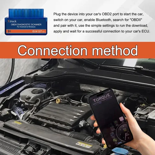 Miniatura 6 de ELM327 OBDII - Escáner de diagnóstico automático para coche, escáner OBD2 Bluetooth OBDII, herramienta de diagnóstico OBDII, lector de código