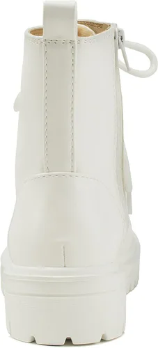 Miniatura 2 de SODA FIRM - Botines de combate con suela con tacos, cordones y cremallera lateral