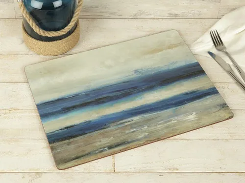 Miniatura 48 de Creative Tops Cornish Harbour - Juego de 6 posavasos con respaldo de corcho, 4.1 x 4.1 in