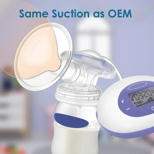 Miniatura 7 de Maymom Brida de protección de pecho compatible de 0.669 in para extractor de leche y válvula Lansinoh. Piezas de bomba Lansinoh no originales.