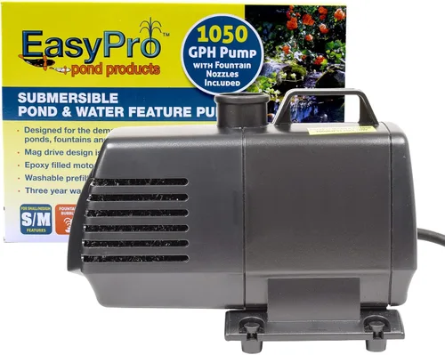 Miniatura 5 de EasyPro EP2200 Bomba sumergible para estanques, cascadas, arroyos y características de agua. Fiable, silenciosa y eficiente energéticamente, 2200