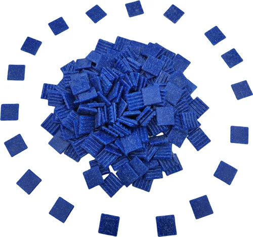 Miniatura 5 de Azulejos de mosaico de cuarzo de 1.1 libras, piezas de mosaico multicolor de 3/4 pulgadas, piedras para hacer mosaicos, manualidades, pasatiempos