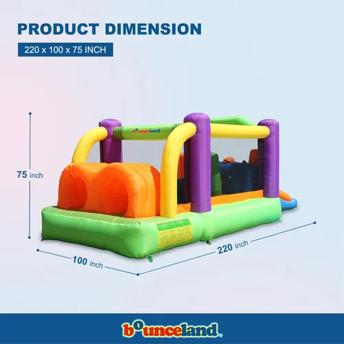 Miniatura 2 de Casa inflable para carreras profesionales con obstáculos