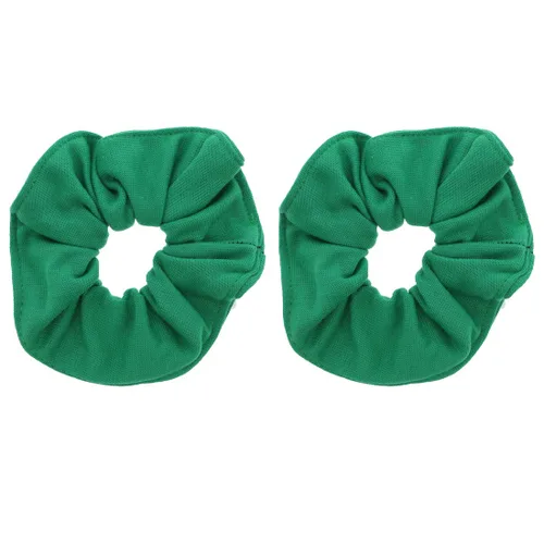 Miniatura 28 de Set of 2 Large Solid Scrunchies (Beige)