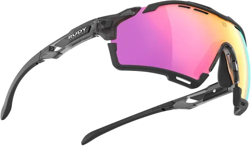 Miniatura 3 de RUDY PROJECT Cutline Sport Shield - Gafas de sol para correr, ciclismo, pickleball, golf Marco de Carbonio Con Impactx Photochromic 2 Lentes Rojas