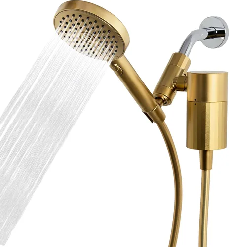 Miniatura 10 de Sproos - Cabezal de ducha de mano, sistema de filtración de alto rendimiento para cabello y piel más saludables, manguera extra larga de 70 Moonlight