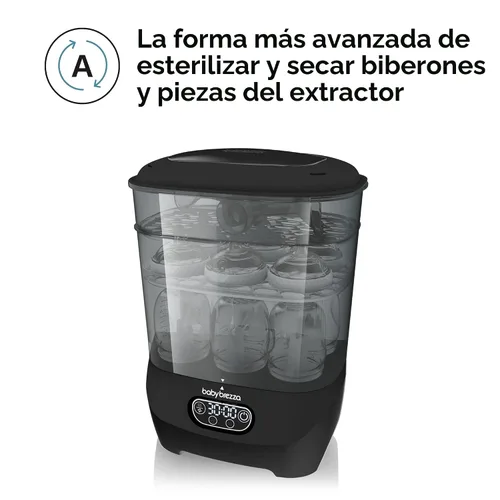 Miniatura 9 de Baby Brezza Esterilizador y secadora de botellas avanzado, 33% más rápido, desinfectante de vapor de mayor capacidad, máquina de esterilización