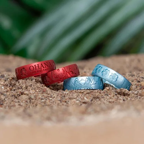 Miniatura 8 de Enso Rings Colección de anillos de silicona Lilo & Stitch de Disney, diseño cómodo y flexible