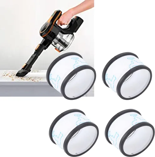 Miniatura 7 de Cryfokt 4 filtros de repuesto para aspiradora INSE S600 S6, filtros lavables y reutilizables, filtros de piezas de aspiradora fáciles de instalar