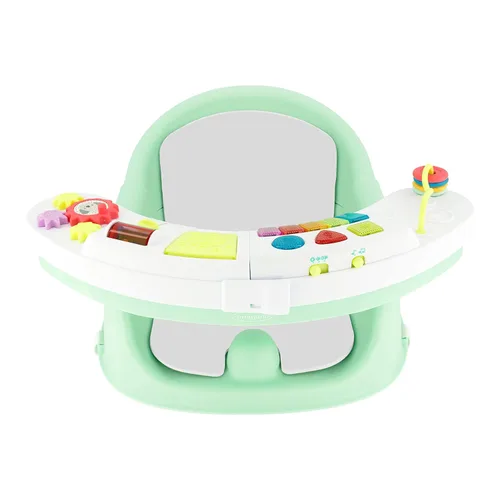 Miniatura 11 de Infantino Asiento y elevador de descubrimiento 3 en 1, con música y luces, asiento elevador para niños pequeños para mesa de comedor o silla