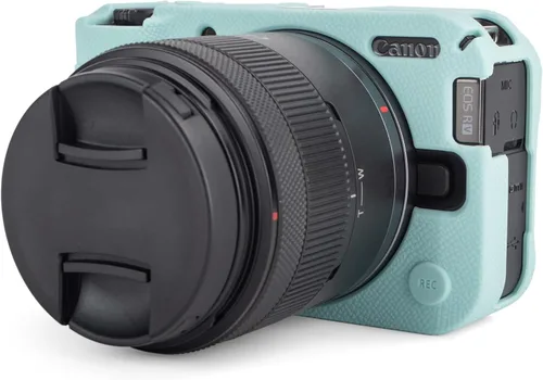Miniatura 12 de MUZIRI KINOKOO Funda para cámara Canon EOS R50 V - Goma suave EOS R50 V/EOS R50V Funda protectora con diseño de agarre de mano - Funda antiarañazos