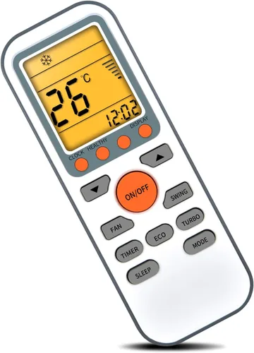 Miniatura 8 de ZWP GYKQ-36 - Control remoto de CA de repuesto para TCL Royal Air Conditioner KTTCL002 F3MA RSEC-12HP 12000BTU, para control remoto de aire