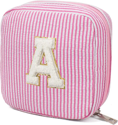 Miniatura 31 de KOTORA Bolsa de Maquillaje Inicial, Bolsa de Viaje de Artículos de Aseo, Bolsa de Maquillaje Transparente, Bolsas de Cosméticos Organizadoras