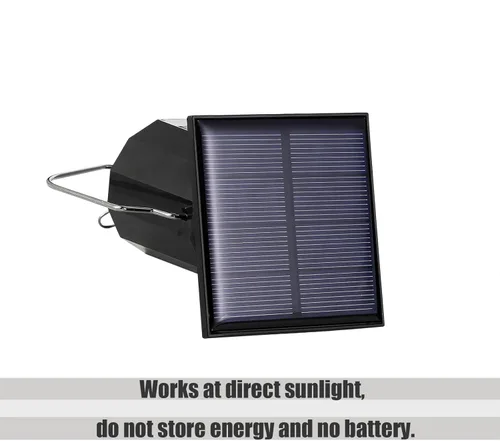 Miniatura 3 de 2 paquetes de motores giratorios de viento con energía solar para colgar hilanderos de jardín, motor giratorio de energía solar para hilandero