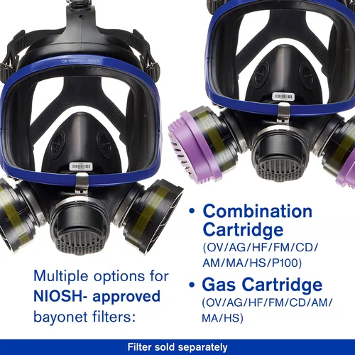 Miniatura 3 de Dräger X-plore 5500 Máscara respiradora de cara completa Aprobado por NIOSH