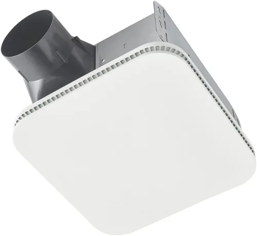 Miniatura 9 de Broan-NuTone AE80LK - Ventilador con LED CleanCover e instalación en el costado de la habitación, certificado ENERGY STAR, 80 CFM, 0.7 Sones