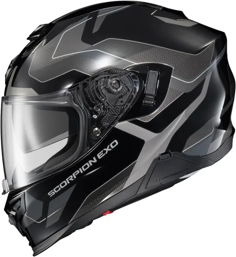 Miniatura 7 de ScorpionEXO - Casco integral T520 Dual Sport para motocicleta con bolsillos listos para altavoces Bluetooth, homologación DOT y ECE, modelo Zuse