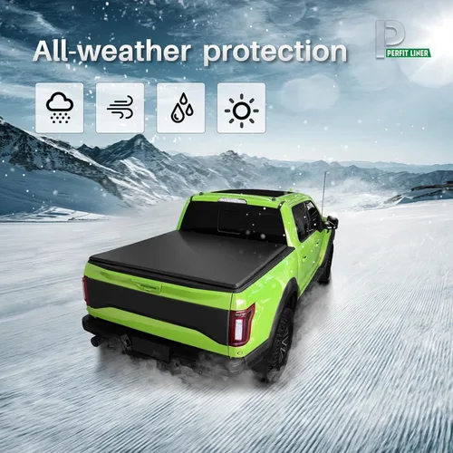 Miniatura 7 de Low-Profile Flip-Up Hard Tri-Fold Tonneau Cover for Ford Ranger (2019-2023)—Fits 5.0ft Short Bed