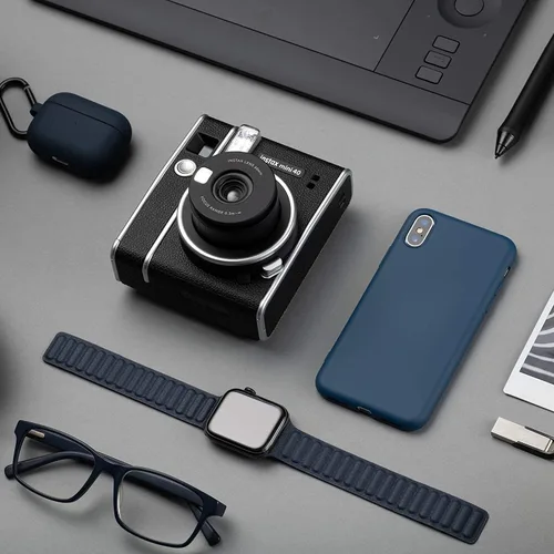Miniatura 8 de Cámara de película instantánea Fujifilm Instax Mini 40 con lente selfie incorporada, exposición automática, velocidad de obturación automática, Negro