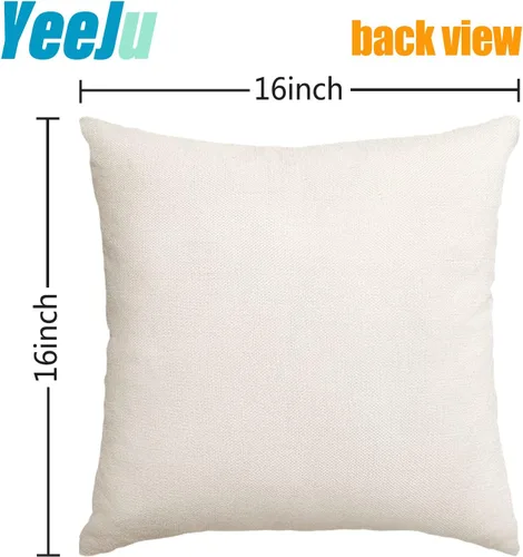 Miniatura 7 de YeeJu Juego de 4 fundas de almohada para el Día del Padre de 16 x 16 pulgadas, fundas de almohada con texto en inglés "I Love Dad", fundas