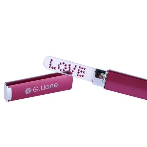 Miniatura 11 de Limas de cristal G. Liane para uñas - Lima doble cara de cristal grabada con estuche
