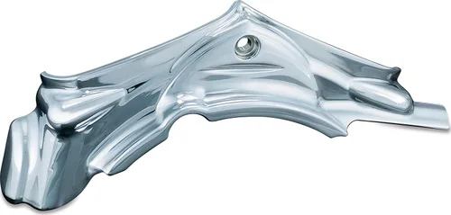 Miniatura 2 de Kuryakyn 8140 Accesorio para motor de motocicleta: cubierta de base de cilindro para motocicletas Harley-Davidson Evo Big Twins 1984-1999, cromada
