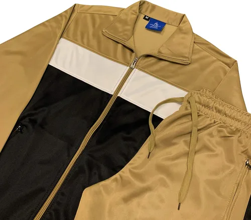 Miniatura 2 de Chándal de 2 piezas para hombre tradicional Coral Blocks Active Track Jacket and Track Pants Outfit..