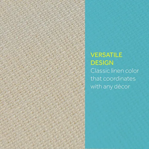 Miniatura 5 de Suntastic O'Linen - Juego de 4 cojines de mimbre para asiento de exterior e interior, para muebles de patio, 18 x 19 x 5 pulgadas, naranja quemado