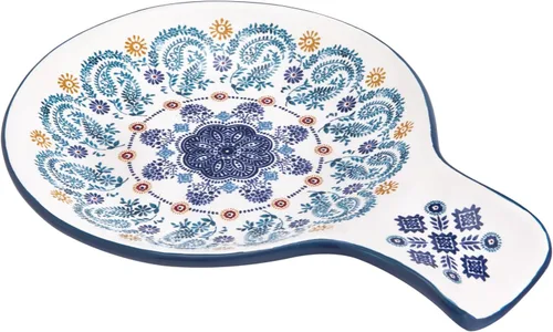 Miniatura 14 de Bico Margret's Garden Soporte de cuchara para estufa, soporte de cuchara de cerámica para encimera de cocina, fácil de limpiar, soporte de cuchara