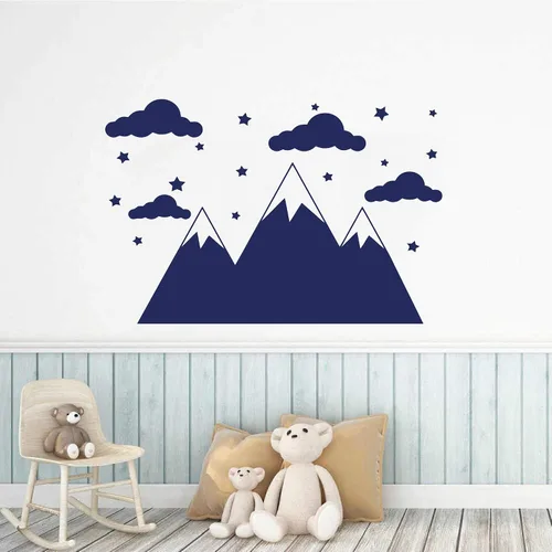 Miniatura 6 de Calcomanías de pared de campamento de verano, decoración de pared de bosque, para habitación de niños, diseño de guardería, 10
