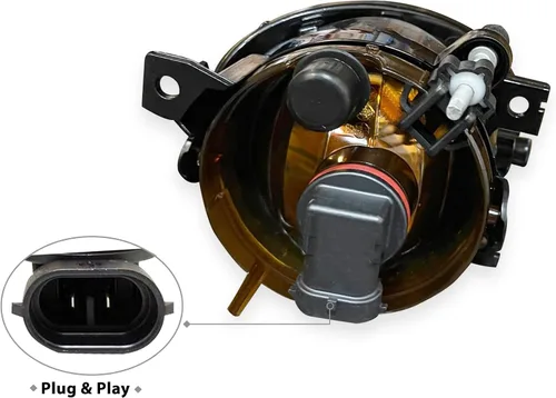 Miniatura 4 de APA - Luz antiniebla de repuesto para parachoques delantero 2019 2020 19 20 20 Sprinter Van Driver lado izquierdo MB2592127