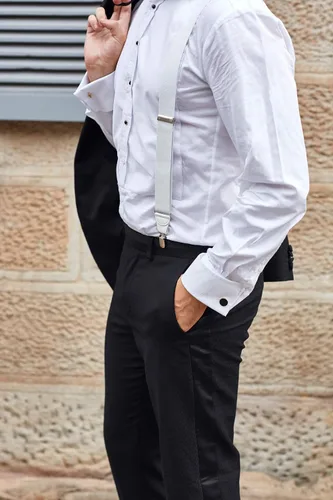 Miniatura 4 de Tirantes para hombre de tamaño ajustable con clips