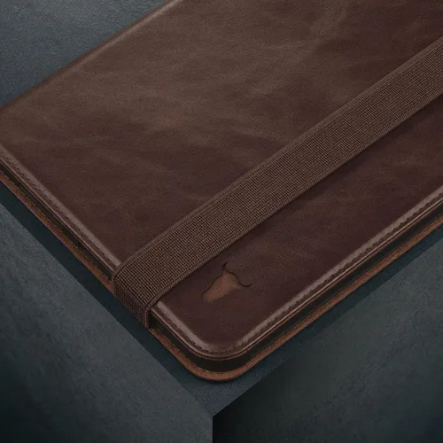 Miniatura 5 de TORRO Funda compatible con iPad mini 7/6 – Funda de piel auténtica para iPad mini de 7ª/6ª generación (2024/2021) con función de soporte