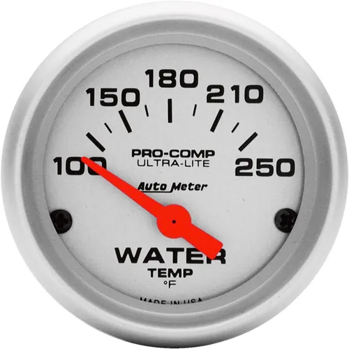 Auto Meter 4337 Ultra-Lite, indicador eléctrico de temperatura del agua